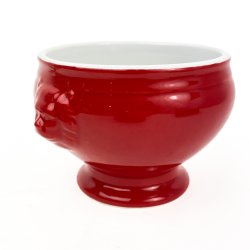 Rote Bouillon�tasse
