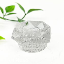 Vintage saltkar i st�bt glas