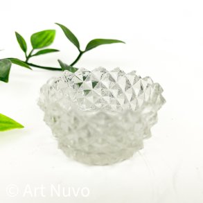 Vintage saltkar i st�bt glas