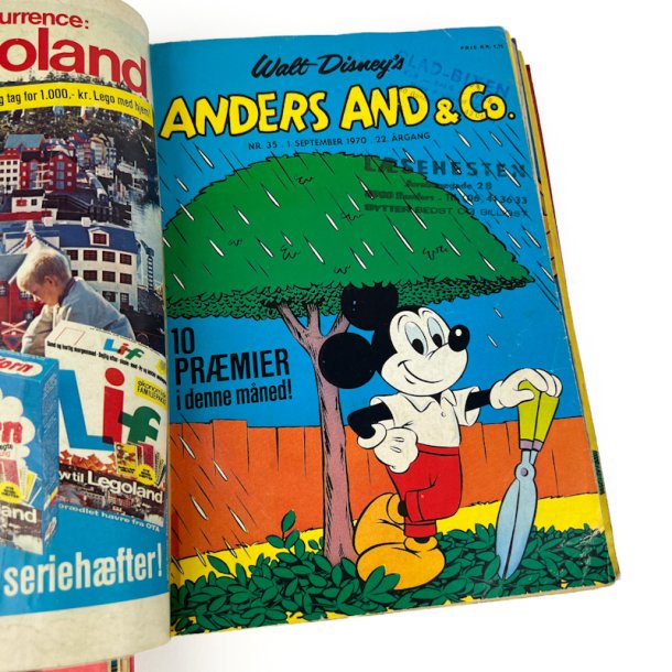 Komplet Anders And �rgang 1970