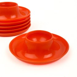 Seks orange retro �ggeb�gre