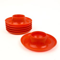 Seks orange retro �ggeb�gre