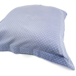 Blt pudebetrk fra 70erne med prikker