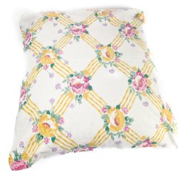 Vintage pudebetrk med blomster