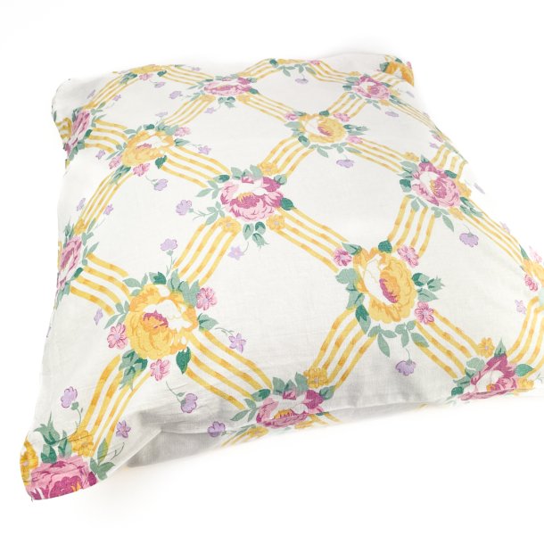 Vintage pudebetrk med blomster