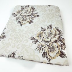 Retro sengetj med blomster