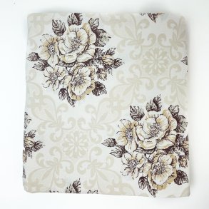 Retro sengetj med blomster