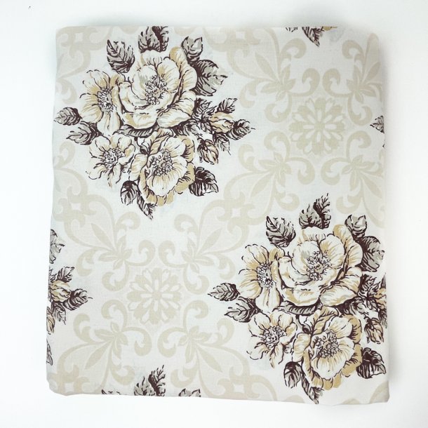 Retro sengetj med blomster