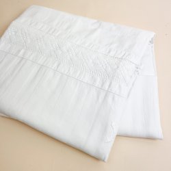 Vintage senget�j i damask med mellemv�rk