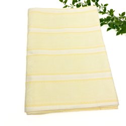 Bl�dt lysegult vintage damask senget�j