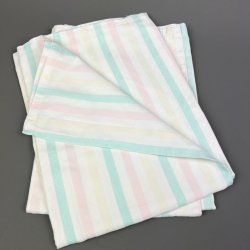 To pastelstribede vintage pudebetr�k