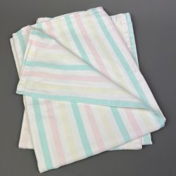 To pastelstribede vintage pudebetr�k