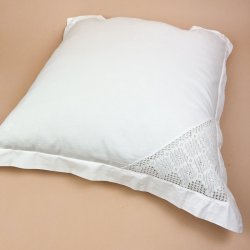 Hvid vintage damask senget�j