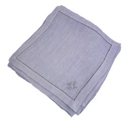 Otte lyselilla vintage h�rservietter