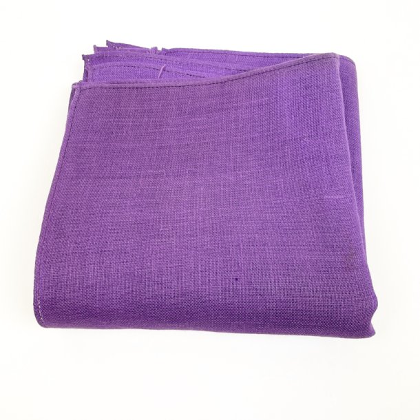 Seks lilla vintage h�rservietter
