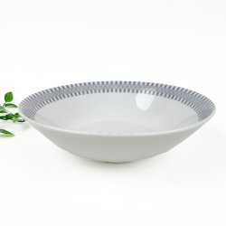 Klassisk gr� vintage Luna sk�l