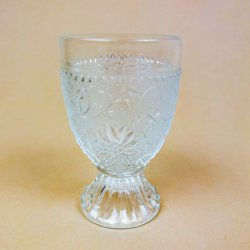 Vintage isglas presset glas