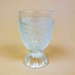 Vintage isglas presset glas