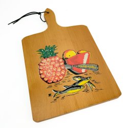 Retro Schneidebrett mit Motiv