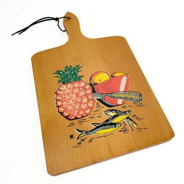Retro Schneidebrett mit Motiv