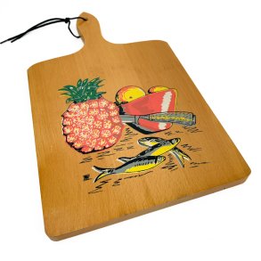 Retro skrebrt med motiv