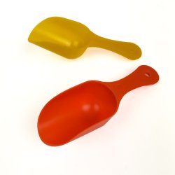 To retro �seskeer i orange og gul