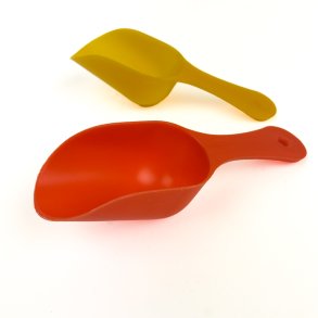 To retro �seskeer i orange og gul