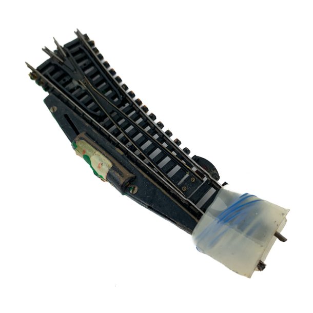 To Fleischmann N-skala skiftespor (kurvet)