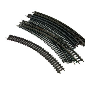 Fleischmann N-Spur gebogene Gleise  Satz mit 20 Stck