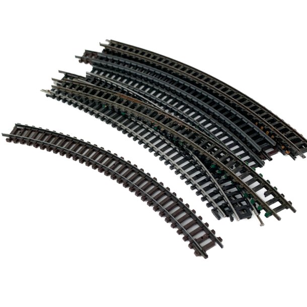 Fleischmann N-Spur gebogene Gleise  Satz mit 20 Stck