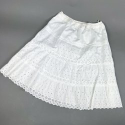 Vintage hvidt sk�rt S/M