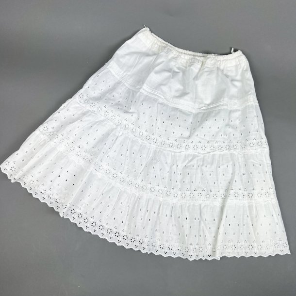 Vintage hvidt sk�rt S/M