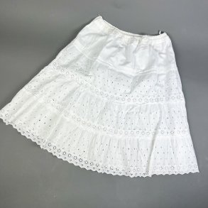 Vintage hvidt sk�rt S/M