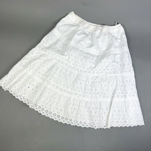 Vintage hvidt sk�rt S/M