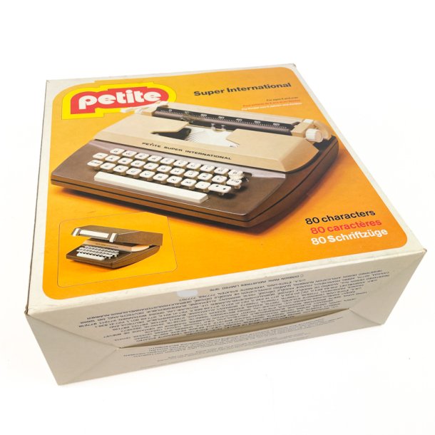Petite Super International retro rejseskrivemaskine
