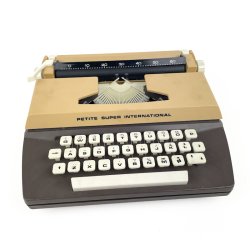 Petite Super International retro rejseskrivemaskine