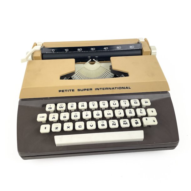 Petite Super International retro rejseskrivemaskine