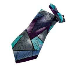 Retro lilla turkis slips