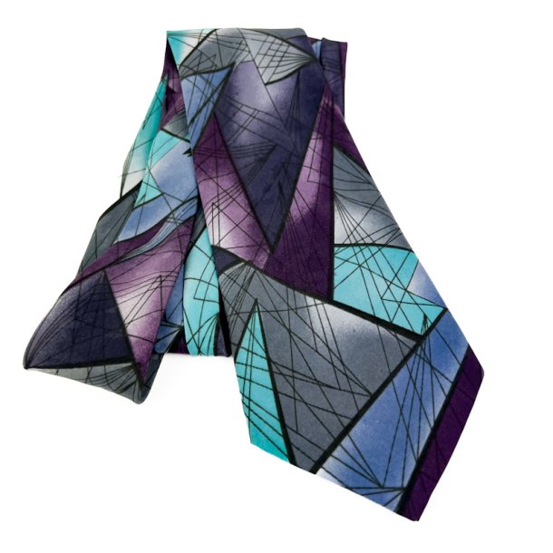 Retro lilla turkis slips