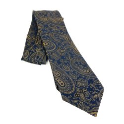 M�rkebl�t retro slips med paisley