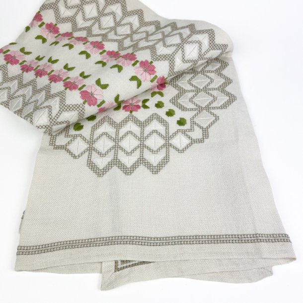  Fantastisk broderet vintage dug