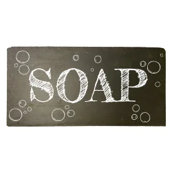 Schieferschild von Moodtiles  Soap
