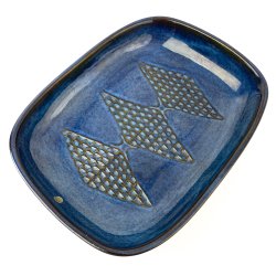 Groe blaue Sholm Schale  3332-2