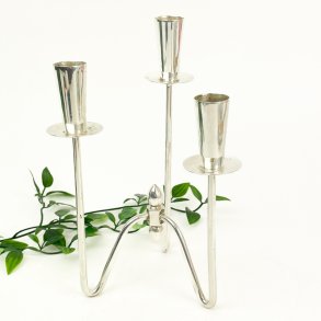 Vintage s�lvplet lysestage