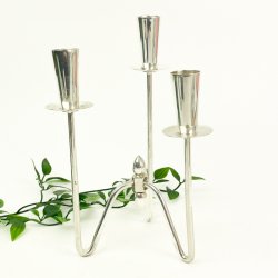 Vintage s�lvplet lysestage