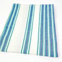 Retro Tischdecke in Blau und Trkis  200 cm