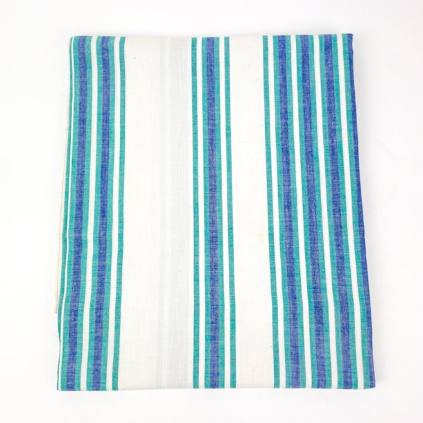 Retro Tischdecke in Blau und Trkis  200 cm