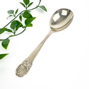 Viintage marmeladeske s�lvplet