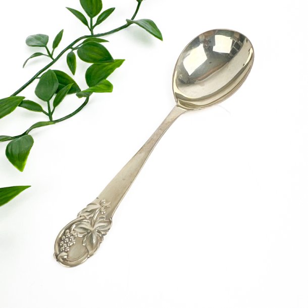 Viintage marmeladeske s�lvplet