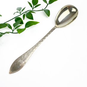 Elegant vintage marmeladeske s�lvplet